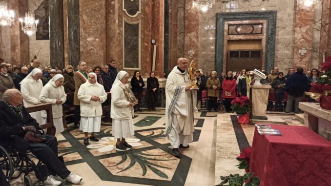 La reliquia di San Giuseppe Benedetto Cottolengoha fatto tappa al Santuario 3