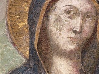 Banca d’Alba ha restaurato l’affresco trecentesco “La Madonna della Bocciata” di Pietro Cavallini