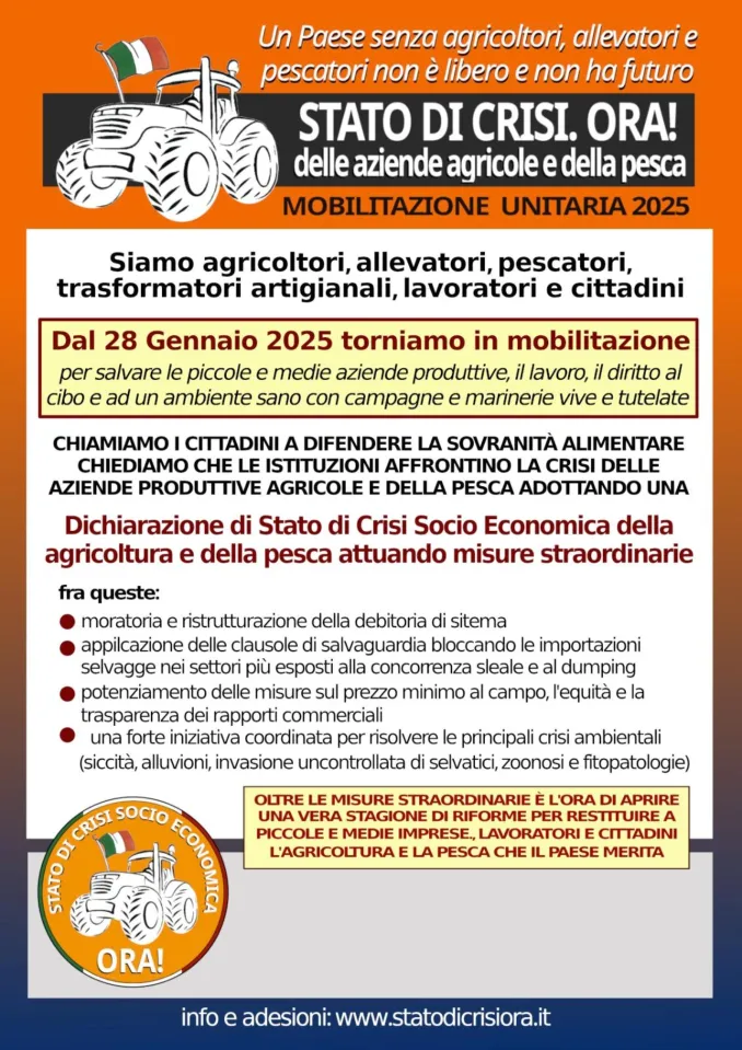 Agricoltori autonomi tornano a manifestare, martedì 28 a Peveragno e in tutta Italia 1