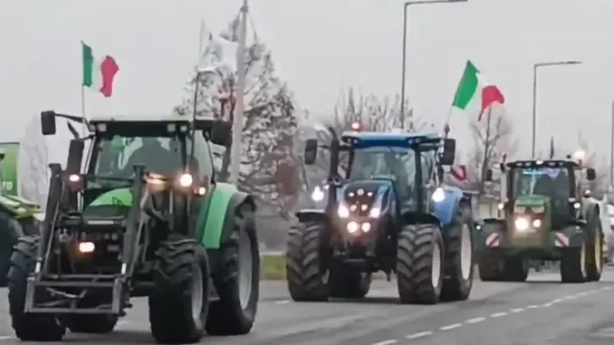 Protesta dei trattori: oggi il corteo da Peverango a Beinette e poi Cuneo