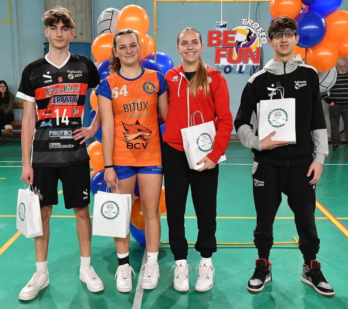 Doppia vittoria per la Pallavolo Alba nel torneo giovanile Be fun giocato a Foglizzo