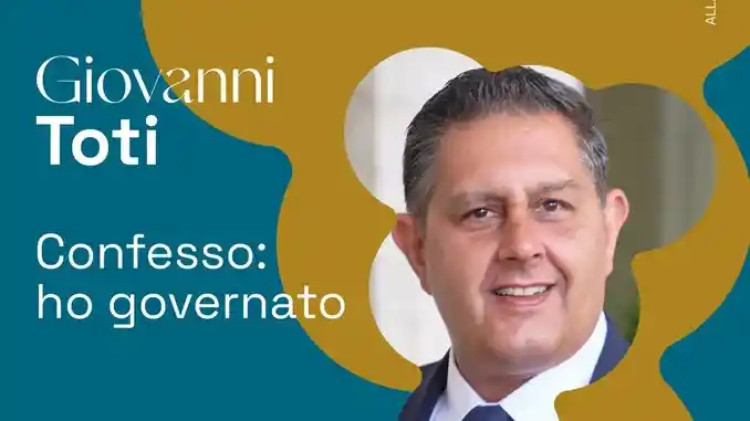 Confesso, ho governato: questa sera (sabato 25 gennaio) Giovanni Toti ospite a Fontanafredda