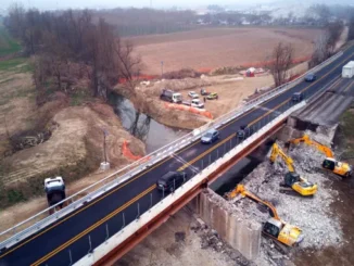 Tangenziale di Asti: completata la demolizione del viadotto in direzione del capoluogo