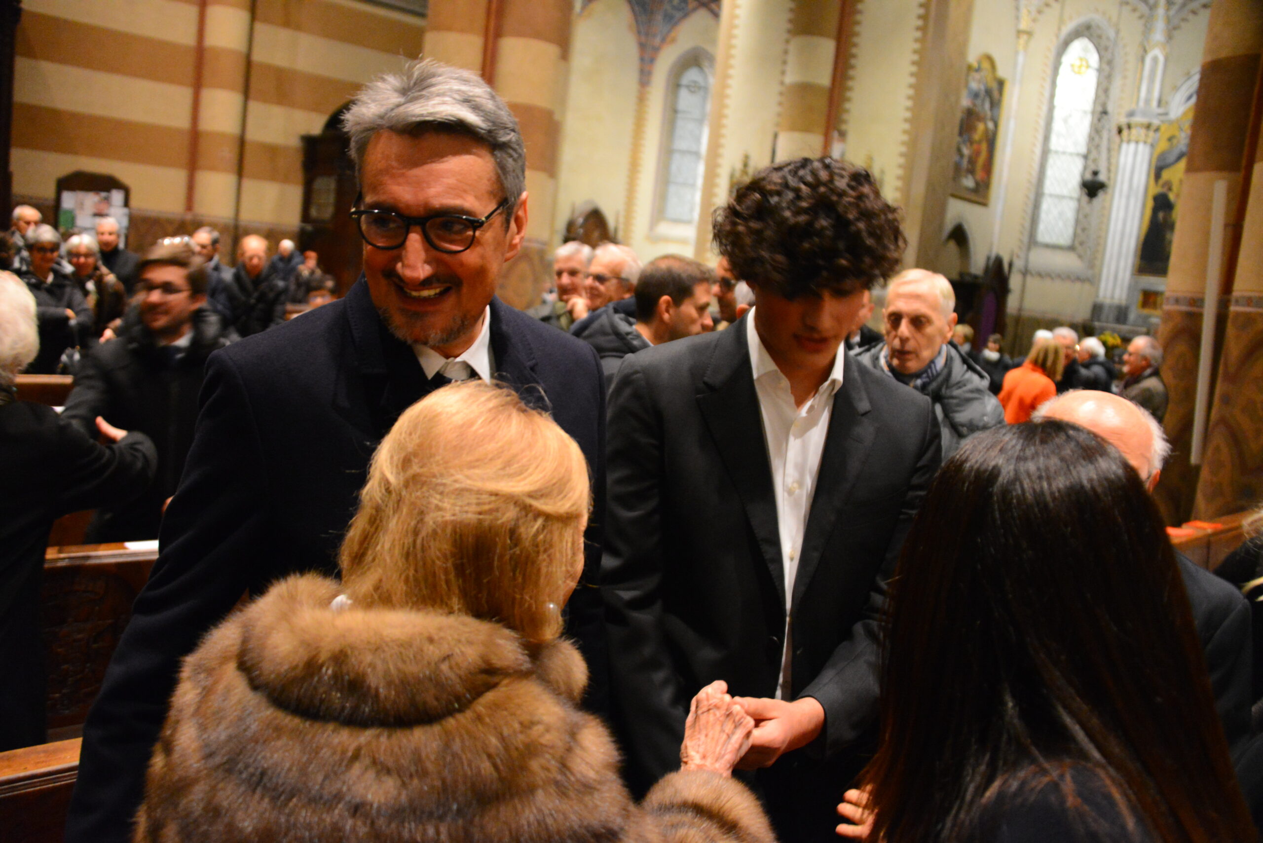 La famiglia al completo per la messa in ricordo di Michele Ferrero (FOTO) 1