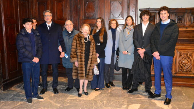 La famiglia al completo per la messa in ricordo di Michele Ferrero (FOTO) 4