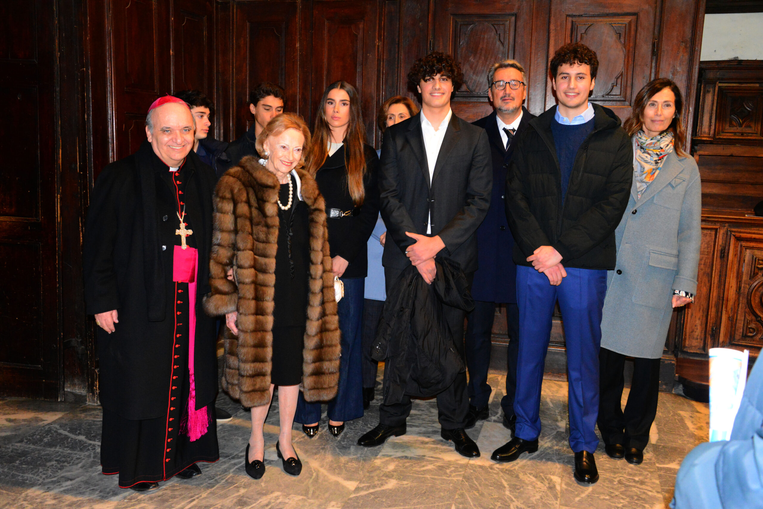 La famiglia al completo per la messa in ricordo di Michele Ferrero (FOTO) 7