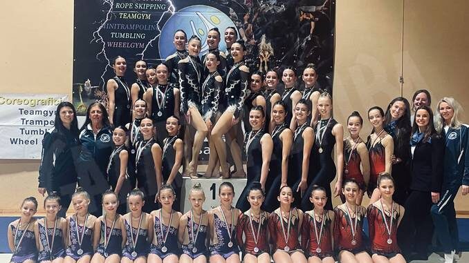 La Ginnastica Alba inizia bene il Campionato italiano di estetica di gruppo
