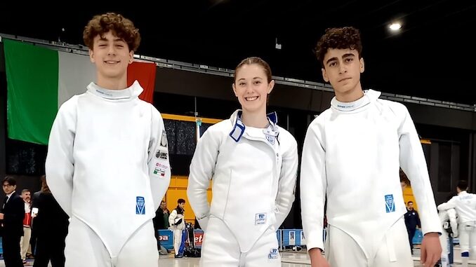 Il Club Scherma Associati di Alba alla prova nazionale Cadetti di Catania