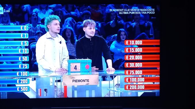 Affari tuoi: cinquemila euro per i gemelli santostefanesi Adriano e Alessandro