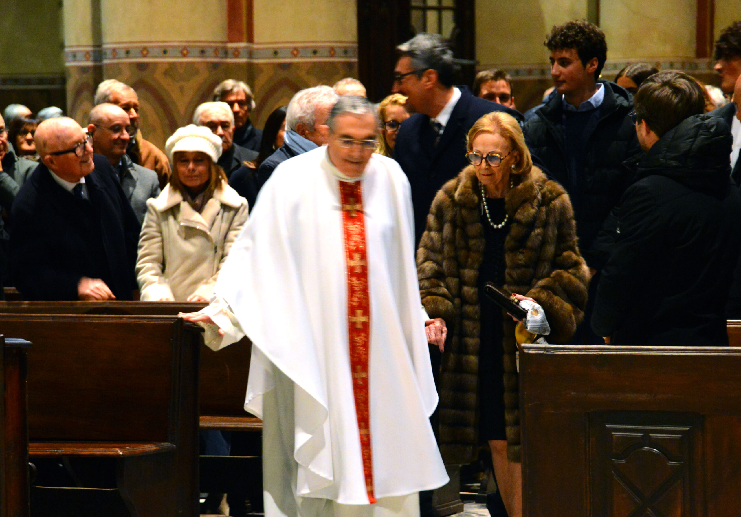 La famiglia al completo per la messa in ricordo di Michele Ferrero (FOTO) 5