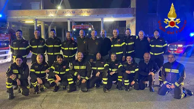 Vigili del fuoco di Asti, il coordinatore Roberto Patelli ha raggiunto la pensione 1