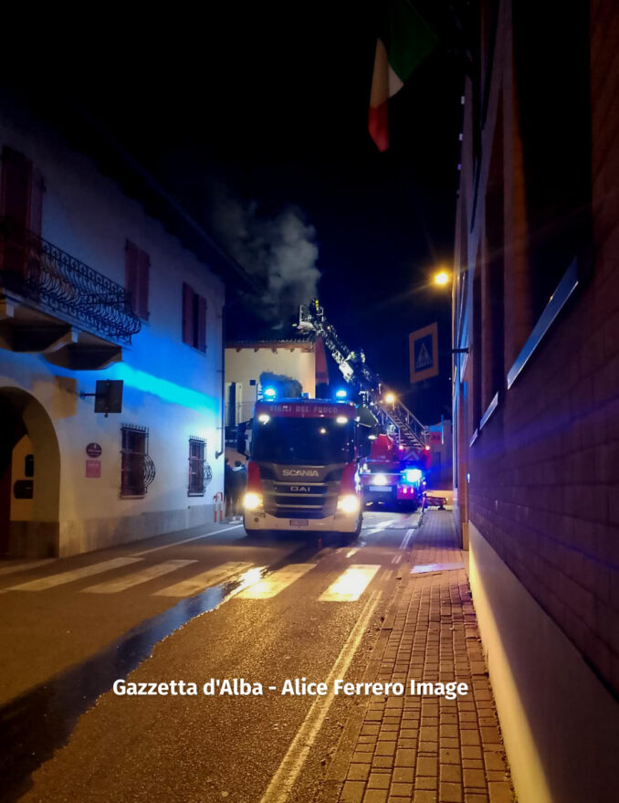 Incendio a Piobesi d