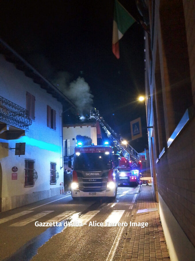 Incendio a Piobesi d