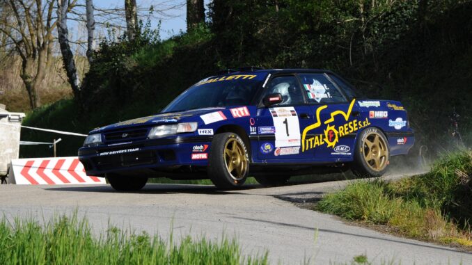 Emanuele Franco e Flavio Aivano di misura al Rally Il grappolo storico