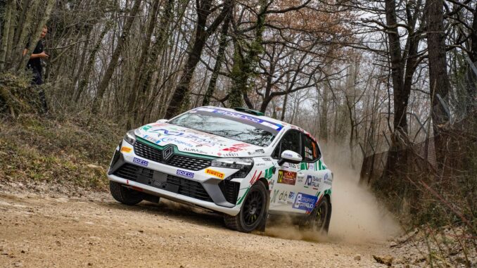 matteo greco foligno Matteo Greco sfiora il podio nel primo round del Campionato italiano rally Junior 2025
