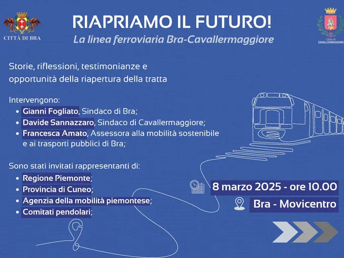 Ferrovia / Linea Bra-Cavallermaggiore da riaprire, se ne parla in un convegno