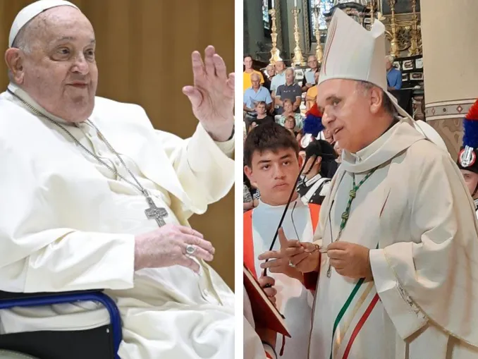 Auguri al vescovo Marco e a papa Francesco