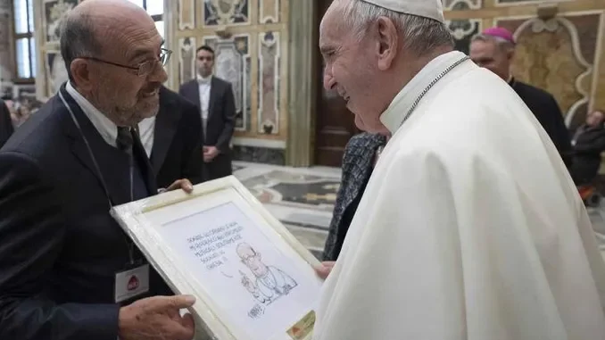 Papa Francesco con Aido