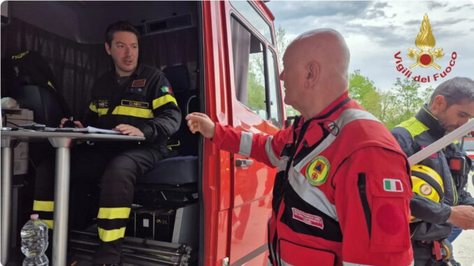 Delegato Operazione Emergenza Provinciale Lorenzo Einaudi Capo squadra VVFF Gianmario Librizzi Fiume Tanaro: sei giorni di ricerca senza sosta