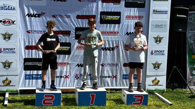 Edoardo Marchisio 1 Marchisio e Valletti, giovani centauri castagnolesi, in mostra tra mini enduro e mini cross