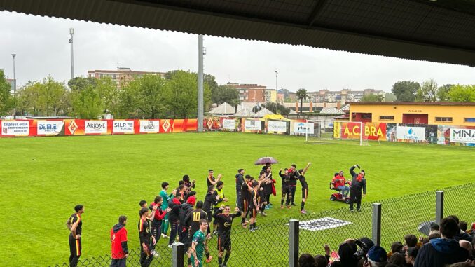 Bra in vantaggio sul Città di Varese festeggia la promozione in C