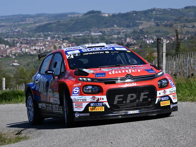 Crugnola e Ometto, campioni tricolore in carica, vincono il Rally Regione Piemonte di Alba 4