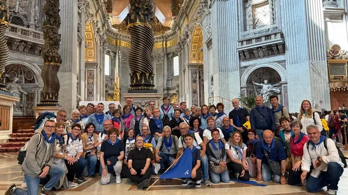 Fede e commozione nel pellegrinaggio da Madonna del pilona a Roma