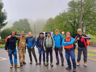 70 chilometri a piedi per andare all’adunata degli Alpini a Biella. Il gruppo di Brinzio pronto all’impresa