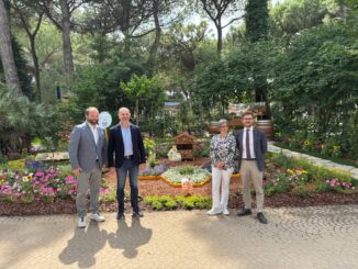 Un’aiuola albese per l’evento internazionale Cervia città giardino 2