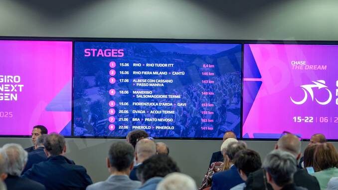 Presentato il Giro d'Italia Next gen. Tappe ad Acqui Terme e Bra