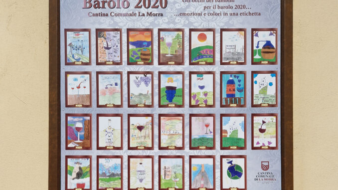 Gli occhi dei bambini per il Barolo 2021: emozioni e colori in un’etichetta