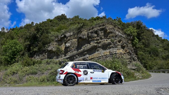 Massimo Marasso rispetta la regola del cinque al Rally delle Palme