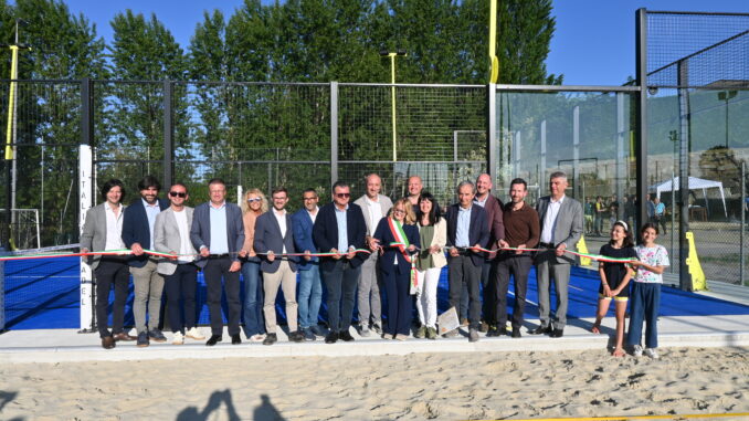 Si rinnova l’impianto sportivo “Beppe Tarditi”: arrivano padel e beach volley