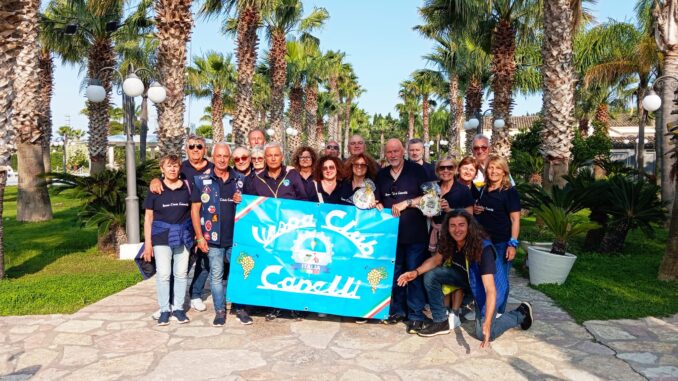 Una trasferta vincente in Sicilia per il Vespa club Canelli