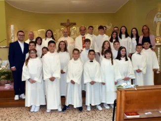 Quattordici bambini ricevono la Prima comunione ai Salesiani di Bra