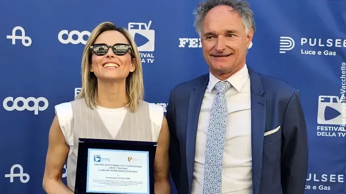 Festival della Tv / Il premio Sostenibilità dell'Ente turismo assegnato a Francesca Fialdini