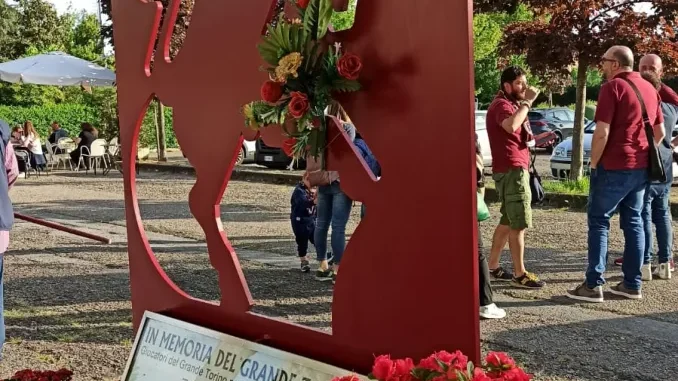 Tifosi granata di Bra celebrano il grande Torino di Superga 2