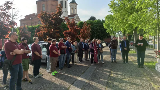 Tifosi granata di Bra celebrano il grande Torino di Superga 3