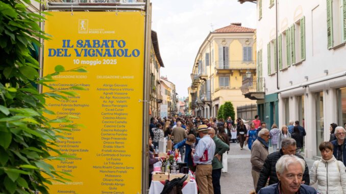 Grande pubblico a Bra per il Sabato del vignaiolo