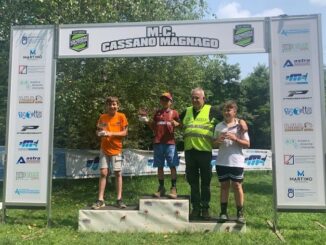Il castagnolese Edoardo Marchisio in testa al campionato di minienduro