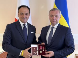 Il presidente Cirio insignito dell'Onore al merito dal premier Zelensky per il suo impegno in favore del popolo ucraino