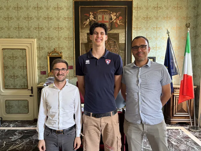 Pallacanestro / Riccardo Pavese, secondo ai nazionali Under 17, ricevuto in Comune ad Alba 1