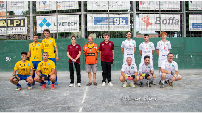 Pallapugno: il punto su tutti i campionati senior e giovanili; Cortemilia in testa alla Serie A Banca d'Alba