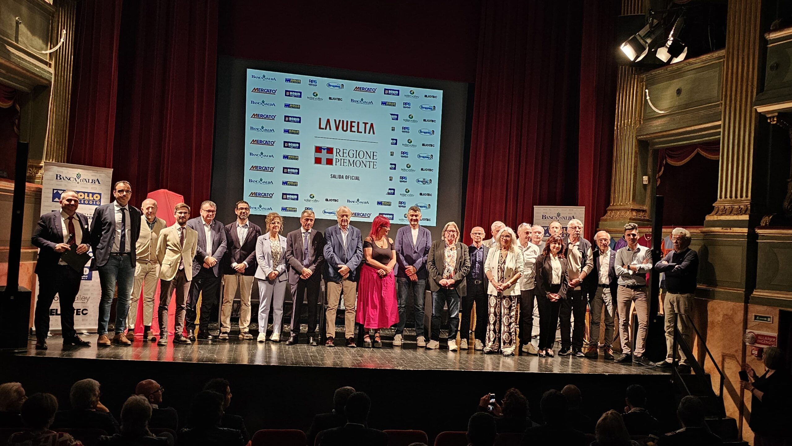 Al teatro Sociale si svela la tappa Alba-Limone della Vuelta 2