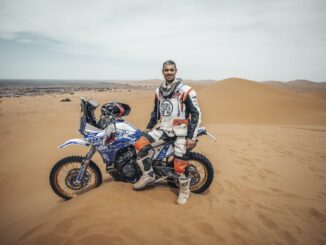 Tra le dune del Marocco spicca la Yamaha 700 di Michele Fiore