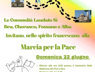 Domenica 22 giugno in marcia per la pace tra i santuari mariani di Bra e Cherasco