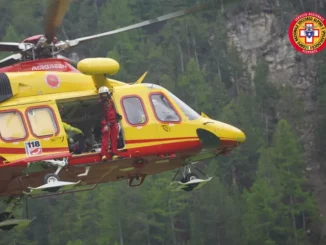 Alpinista soccorso durante la notte in Valle Gesso