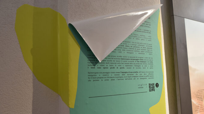 Problemi nell'allestimento alla mostra dedicata a Pinot Gallizio
