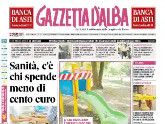 Gazzetta d'Alba - Le notizie principali del numero di martedì 22 luglio