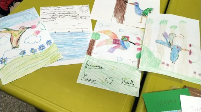 Bra e La Floresta: in attesa del gemellaggio i bambini si scambiano disegni 1